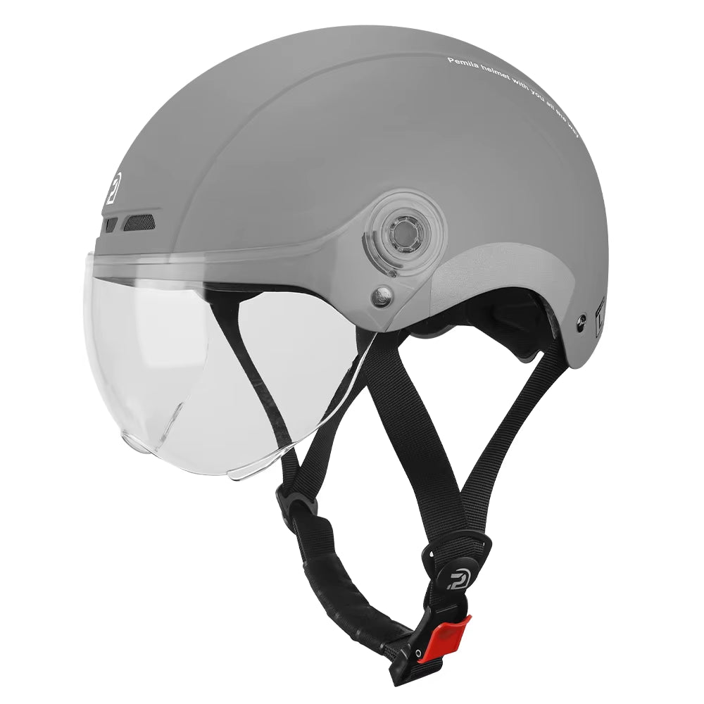 Cycling Helmet with Goggles Lens Ear Protection Reflective Sticker Bicycle Helmet MTB Road E-Bike Bike Helmet for Adult