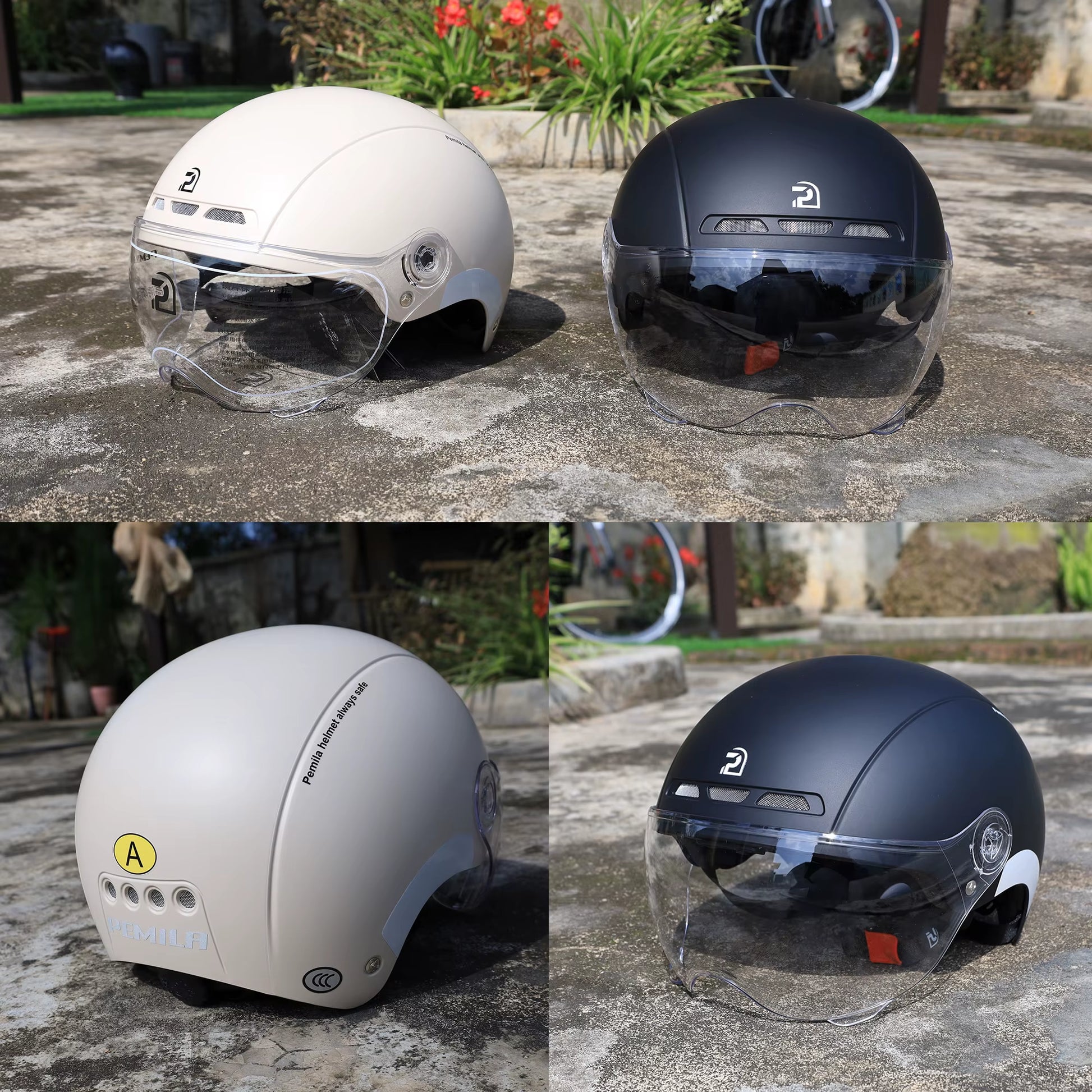 Cycling Helmet with Goggles Lens Ear Protection Reflective Sticker Bicycle Helmet MTB Road E-Bike Bike Helmet for Adult